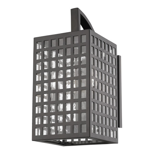 Homeroots Lighting Letzel 3-Light Wall Light, Oil-Rubbed Bronze Finish