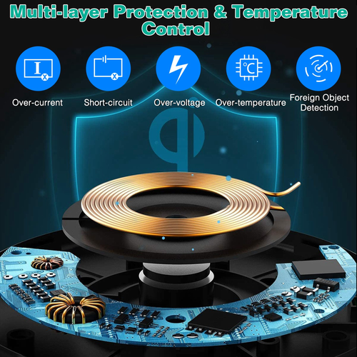 10W Qi Wireless Charger Wireless Fast Charging Pad 