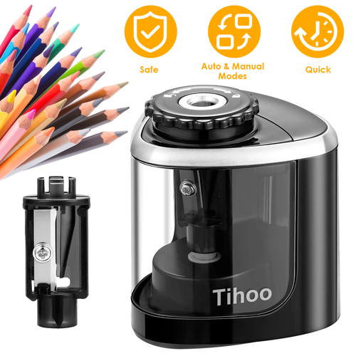Electric Pencil Sharpener Auto Manual Pencil Sharpener