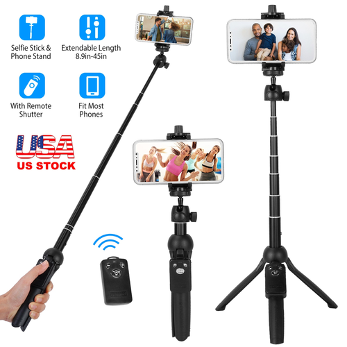 Selfie Stick Tripod Wireless Desktop Phone Tripod Stand