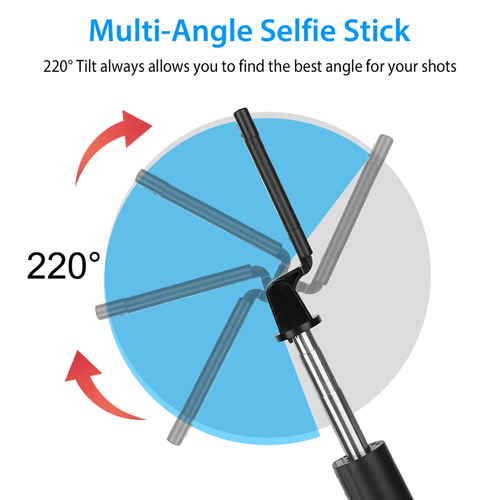 Wireless Selfie Stick Extendable Phone Camera