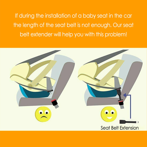 2Pcs Car Seat Belt
