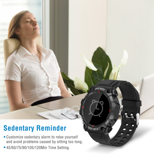 1.3in Wireless Fitness Tracker IP67 Waterproof Smart Watch