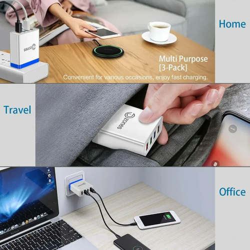 4 Port High-Speed Wall Charger 
