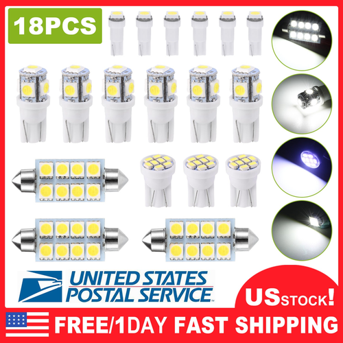 18Pcs T10/T5/41mm Festoon LED Light Bulb