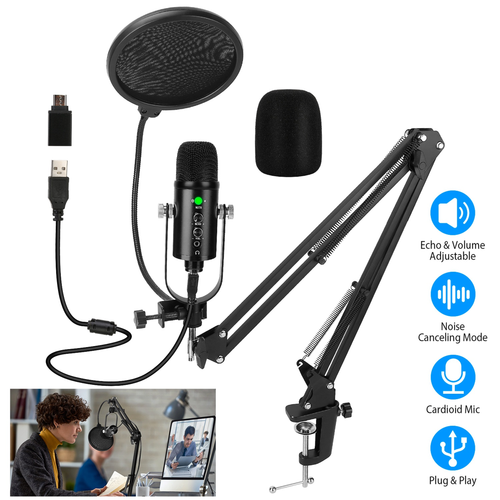 USB Condenser Microphone Set 
