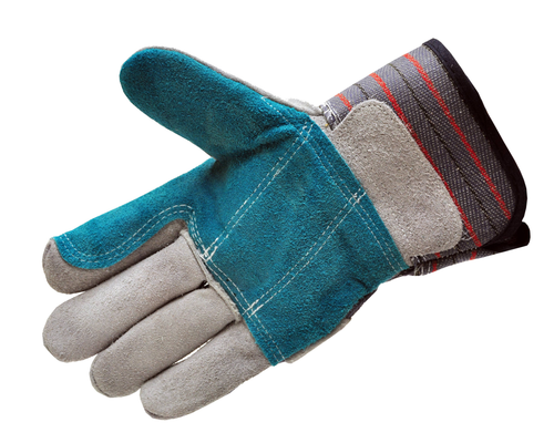 Premium Suede Double Palm & Index Finger Work Gloves