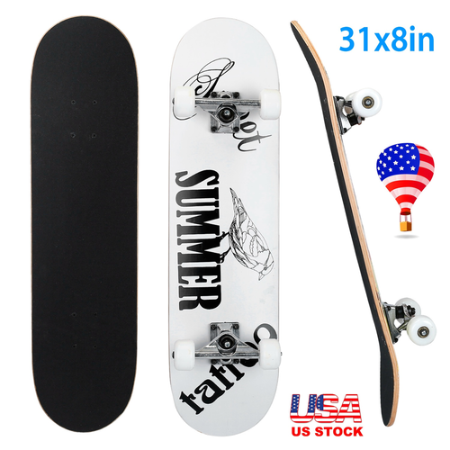 31x8in Skateboards Complete Standard Skate