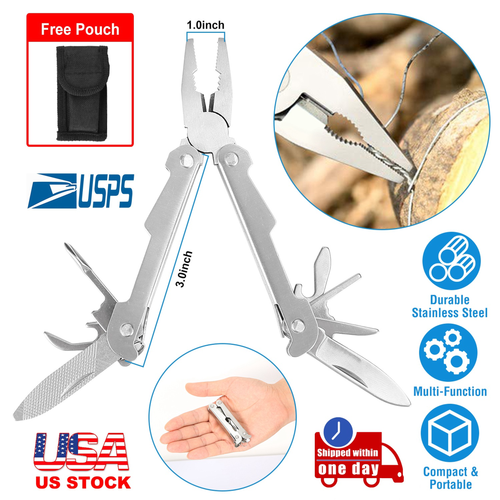 13-in-1 Pocket Knife Pliers Stainless Steel OutDoor