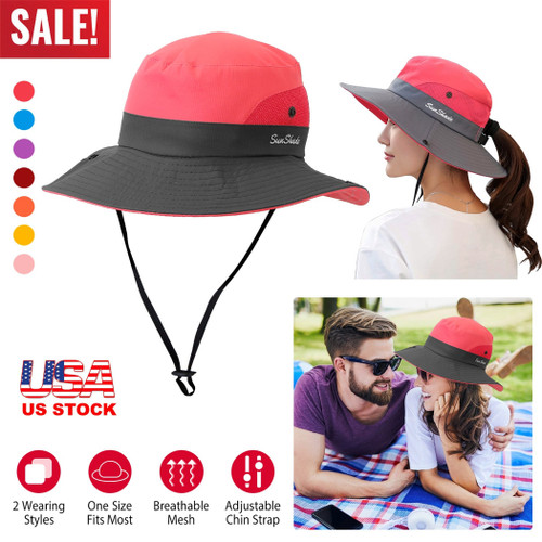 Women Summer Sun Bucket Hats 