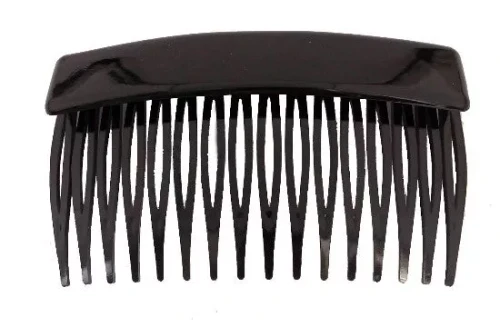 Large Lip French Back Comb (Tortoise Shell or Black)