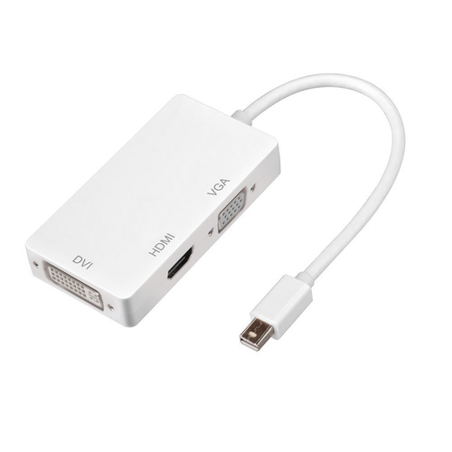 Mini DisplayPort Thunderbolt to HDMI DVI VGA Adapter