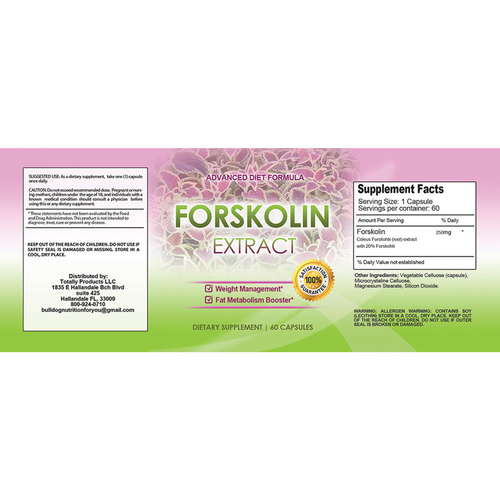 Forskolin Extract for Weight Loss (60 capsules)