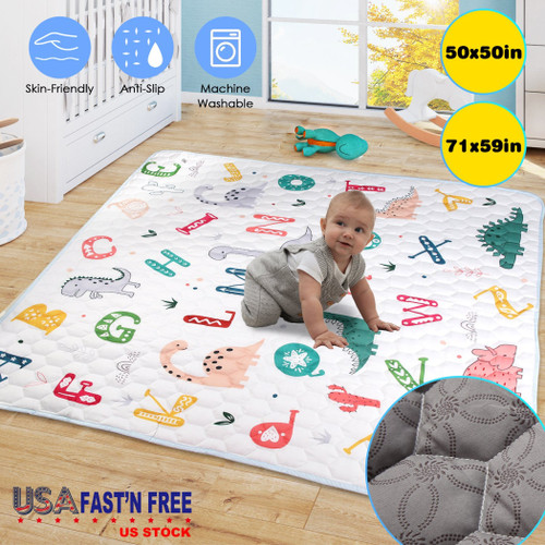 71x59IN Baby Play Mat Non-Slip Baby Crawling Mat 