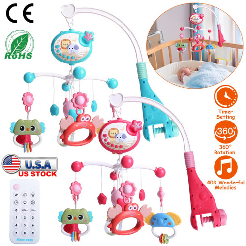 Baby Musical Crib Bed 