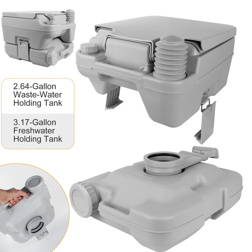 10L/2.64Gal Portable Toilet Camping Porta Potty