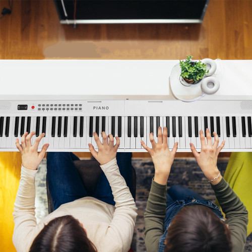 Folding Piano Keyboard 88 Keys Rechargeable 