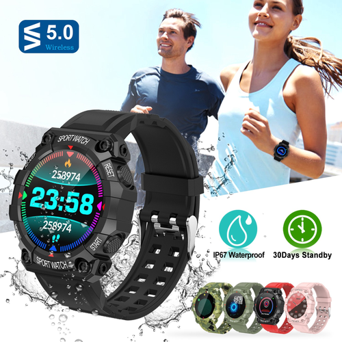 1.3in Wireless Fitness Tracker IP67 Waterproof Smart Watch