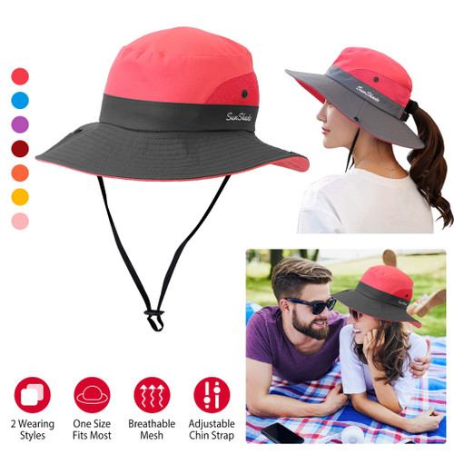 Women Summer Sun Bucket Hats 