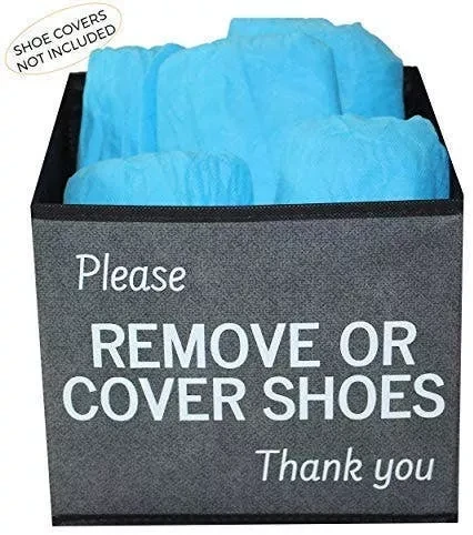 Foldable Collapsible Shoe Covers Holder Bootie Box