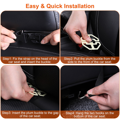 Car Back Seat Organizer Leather Vehicle 