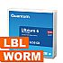 Quantum Tape, LTO, Ultrium-6, 2.5TB/6.25TB WORM, METAL PARTICLE (MP), Labeled
