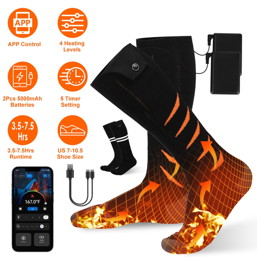 Heated Socks for Men Women Electric Heating Socks 