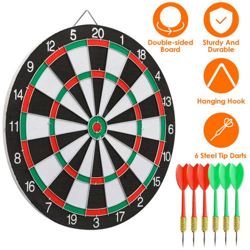 16in Dart Board Game Set 