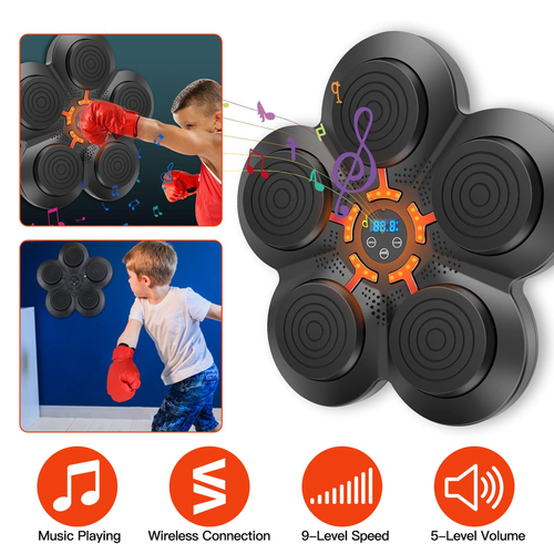 Music Boxing Machine Electronic Wall Target Punching Pad