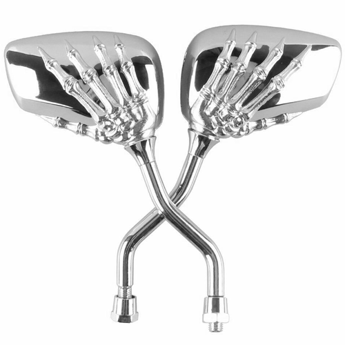 2Pcs Motorcycle Rearview Side Mirrors 