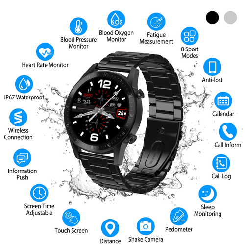 Wireless Smart Watch Fitness Tracker 
