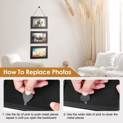 4x6IN Wall Hanging Picture Collage Frame 