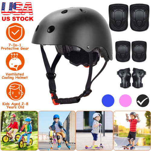 7Pcs Kids Safety Helmet Set 