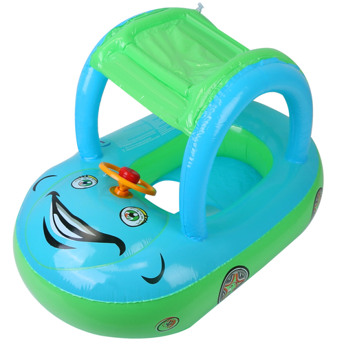 Baby Inflatable Pool Float Car Shaped Toddler Swimming Float Boat