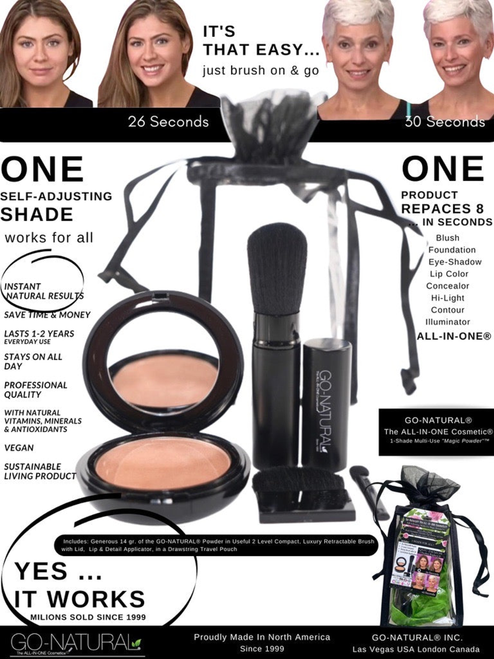 GO-NATURAL ALL-IN-ONE Powder - Travel Gift Set - LARGE