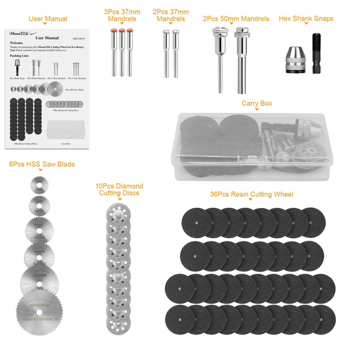 60Pcs Rotary Cutting Wheel Set