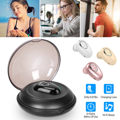 IPX5 Waterproof Unilateral Wireless Earbud Mini In-Ear HeadSet