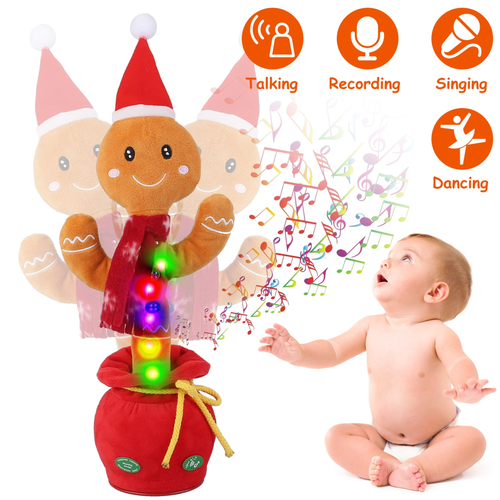 Kid Electric Dance Toy Christmas Elk Snowman Senior 