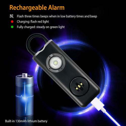 Rechargeable Personal Safety Alarm