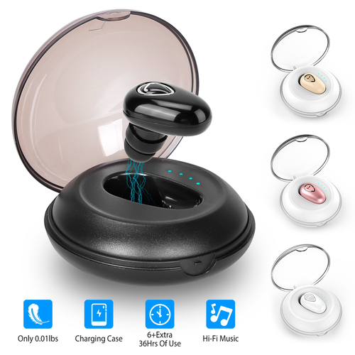 IPX5 Waterproof Unilateral Wireless Earbud Mini In-Ear HeadSet