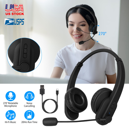 Wireless V5.0 Over Ear Headset 