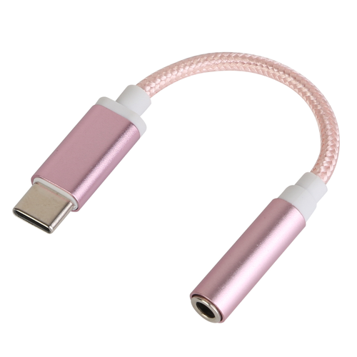 USB-C Type C Adapter Port to 3.5mm Aux Audio Jack 