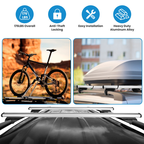 Car Roof Rack Cross Bars Aluminum Cargo