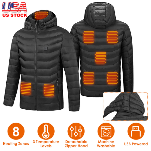 Heated Jacket Electric Heating Coat 
