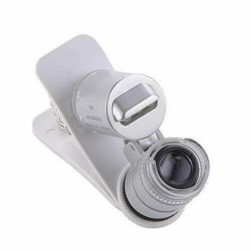 Universal Clip Type Loupe 60x Zoom Microscope Jewels Magnifier Zoom Led UX Light