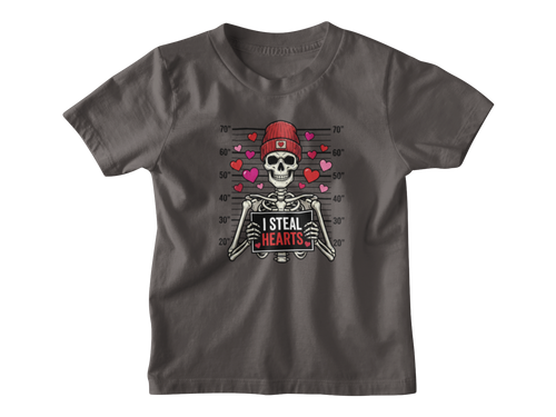 Heart Stealer Skeleton Youth & Toddler Graphic Tee