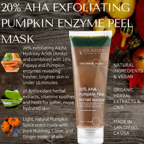 20% AHA Exfoliating Pumpkin Enzyme Peel Mask