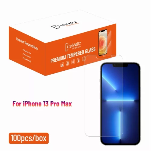 Celvoltz Tempered Glass Compatible For IPhone 13 Mini/ 13/ 13 Pro/ 13 Pro Max