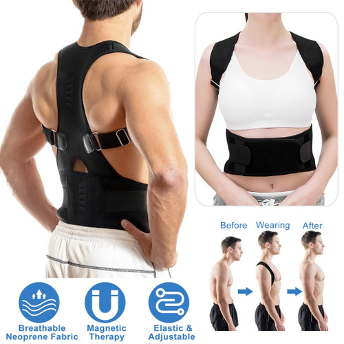 Unisex Posture Corrector Support Magnetic Lumbar