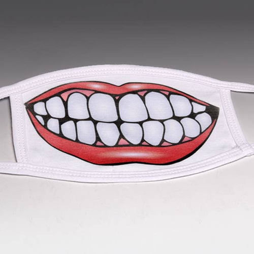 Toothy Grin Face Mask